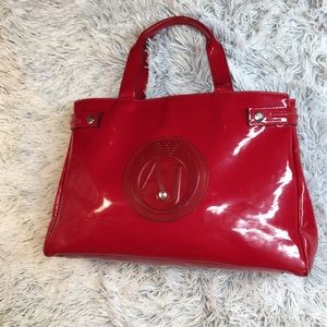 Red Armani Jeans Purse